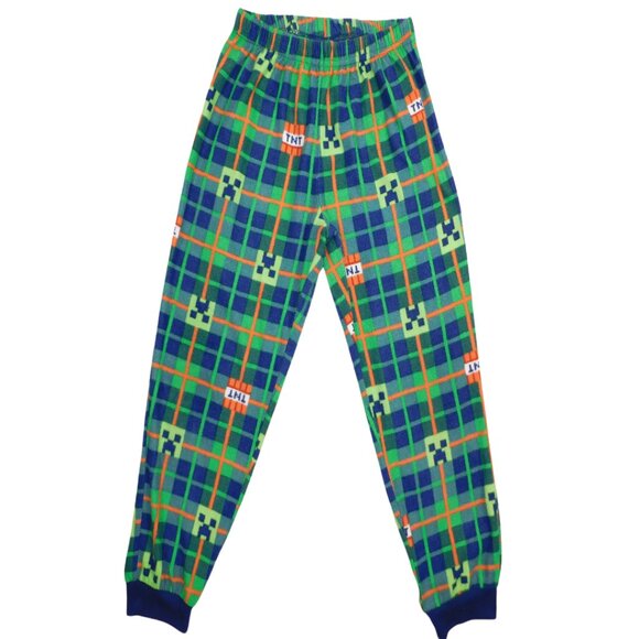 Minecraft Creeper Pajama Set – Boys Size S (6/7) – Long Sleeve & Pants - Picture 5 of 9
